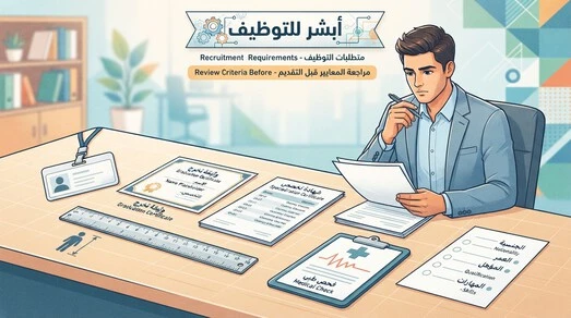 شروط أبشر للتوظيف والمؤهلات المطلوبة