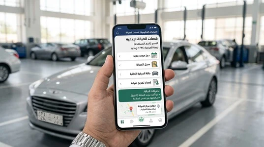 تغيير لون السيارة أبشر وبدء إجراءات المركبة